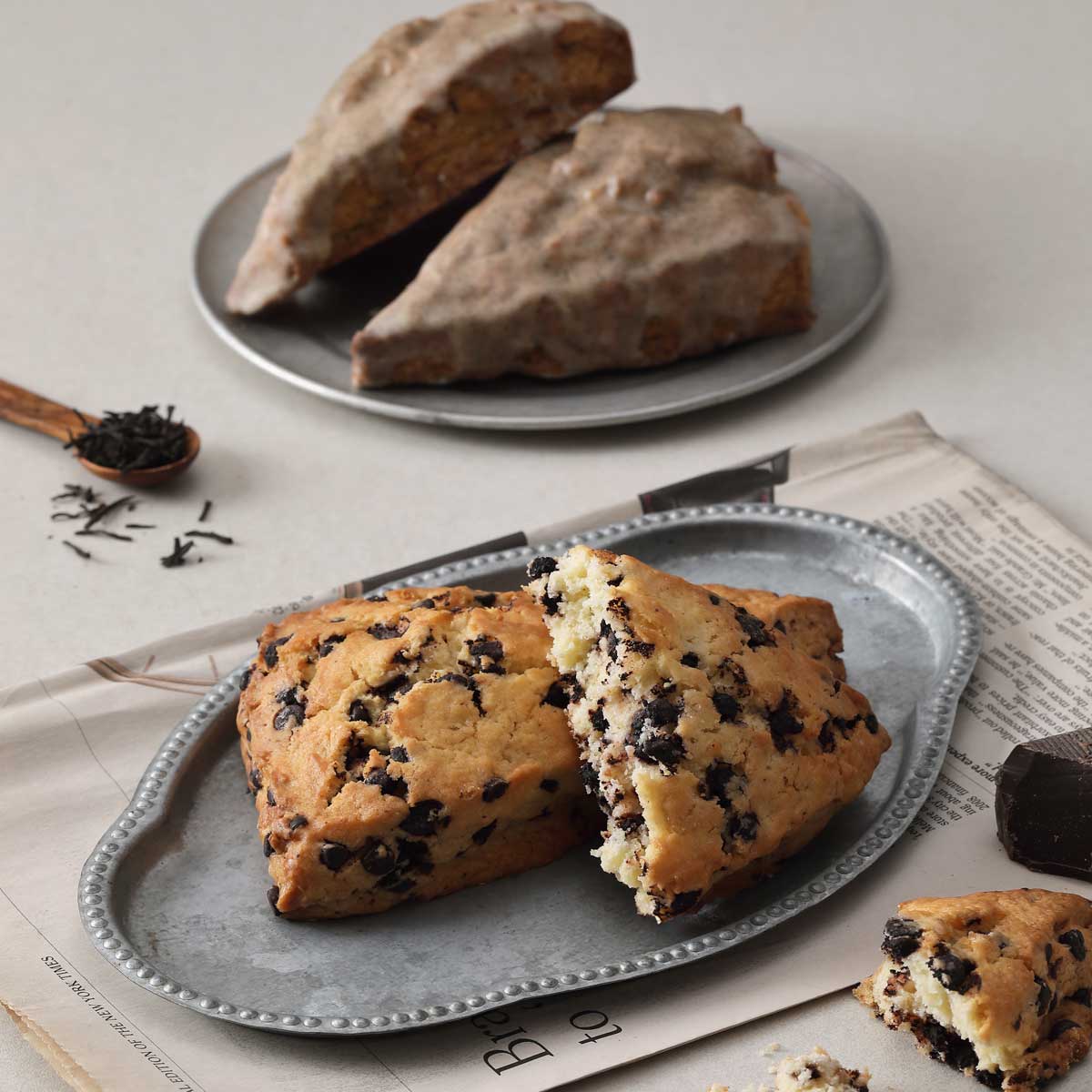 {랑컴퍼니} 삼각스콘(얼그레이 가득)