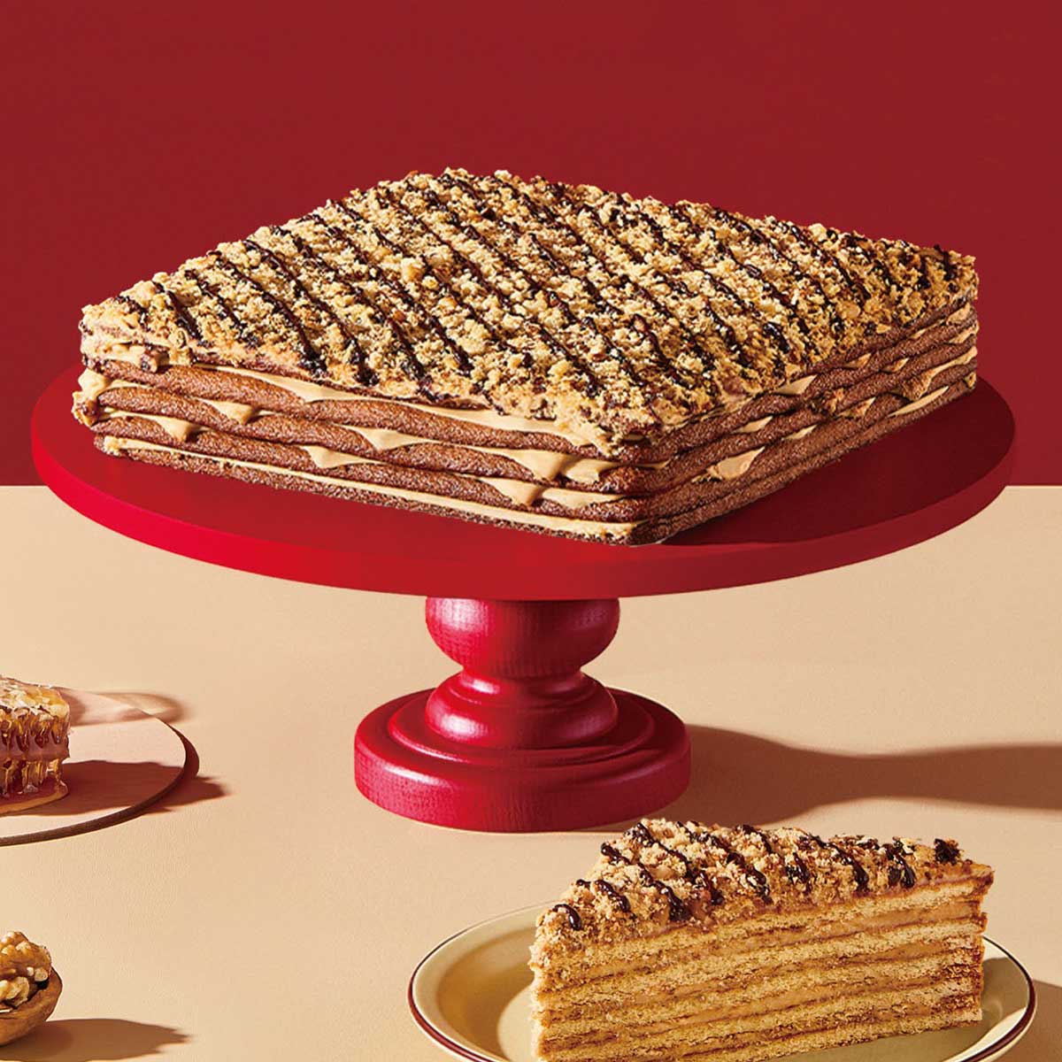 [말렌카] 허니케이크 위드 월넛(800g)