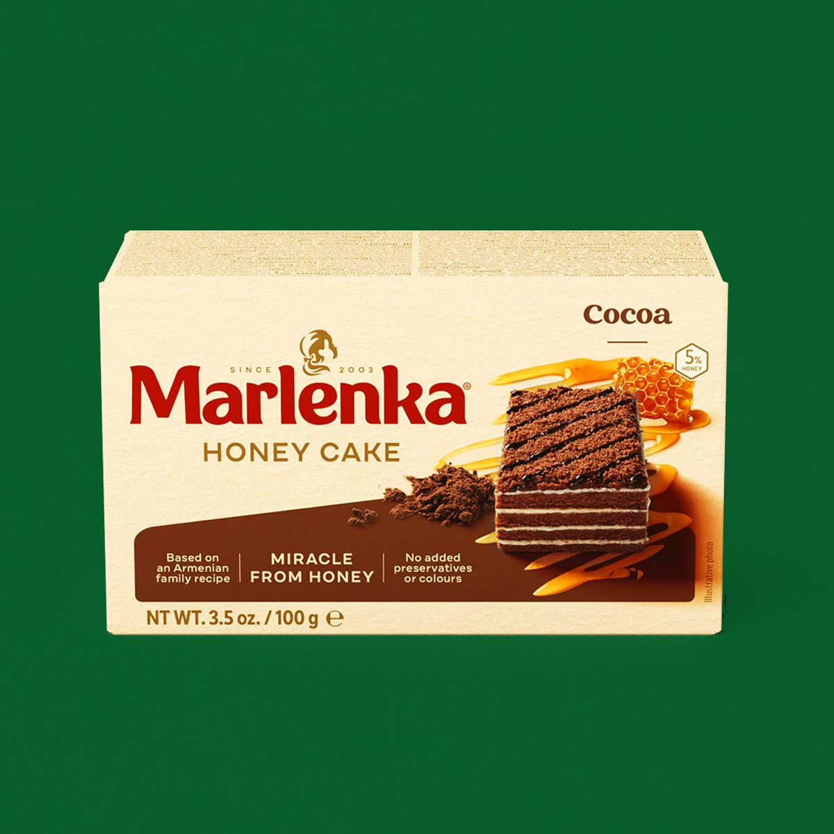 [말렌카] 허니케이크 위드 코코아(100g)