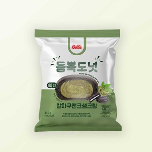 {벨리푸드} 말차 쿠앤크 생크림도넛